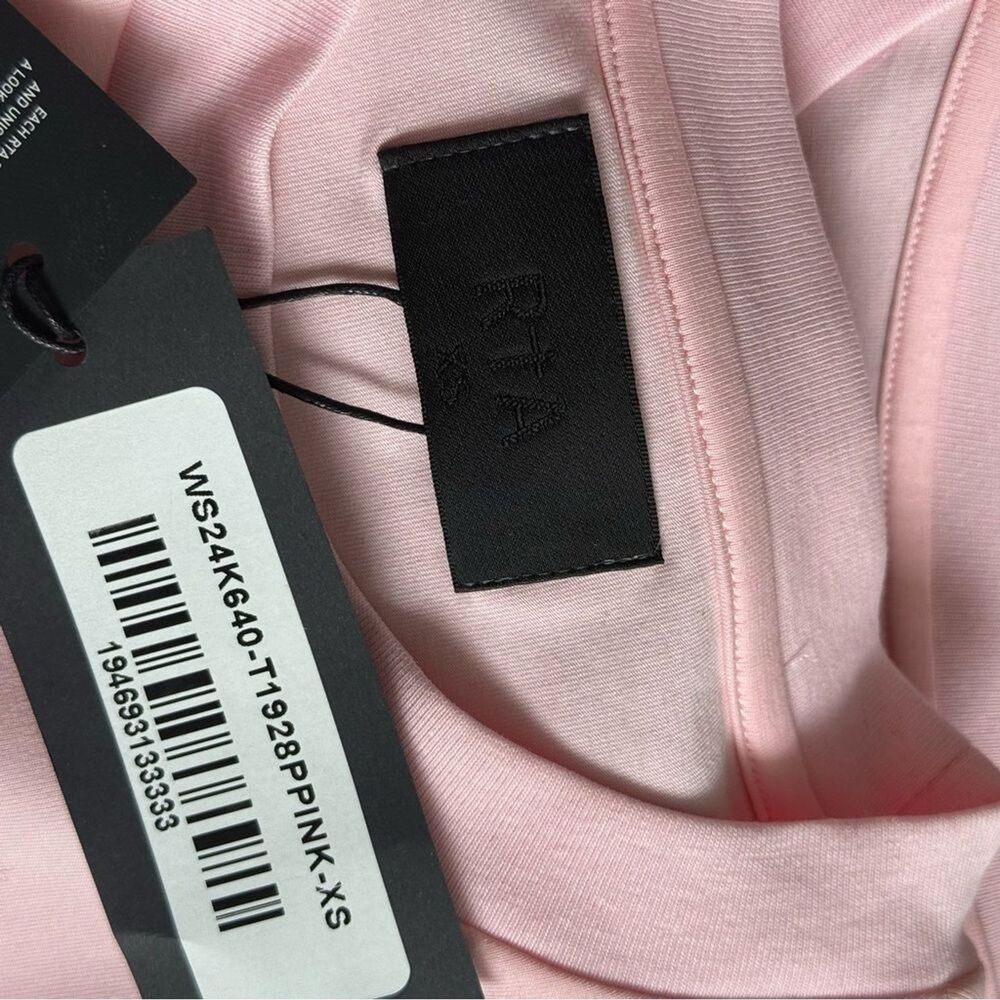 NWT RtA ANGELO TOP | FESTIVE PINK Sz L - Picture 10 of 11
